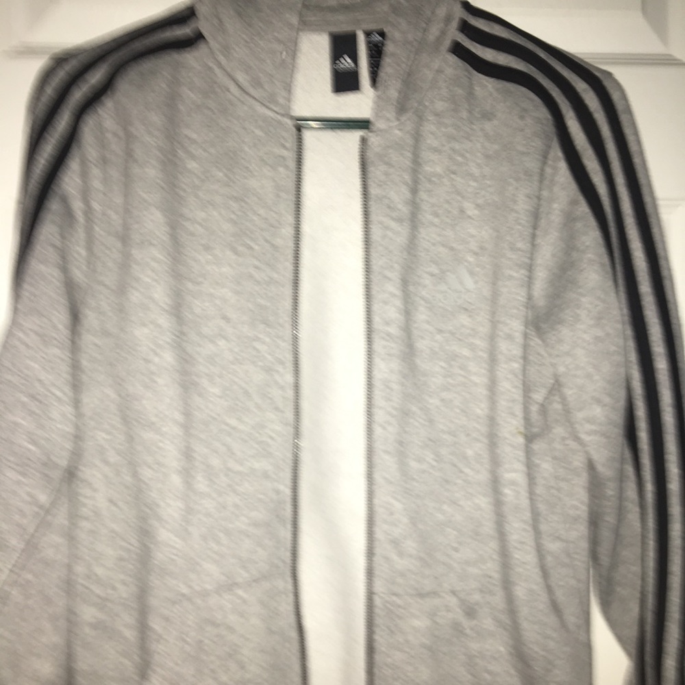 grey/black adidas sweater